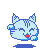 blue cat head meow prrr
